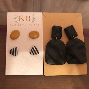 Lightweight Handcrafted Earrings- Studs + Dangling